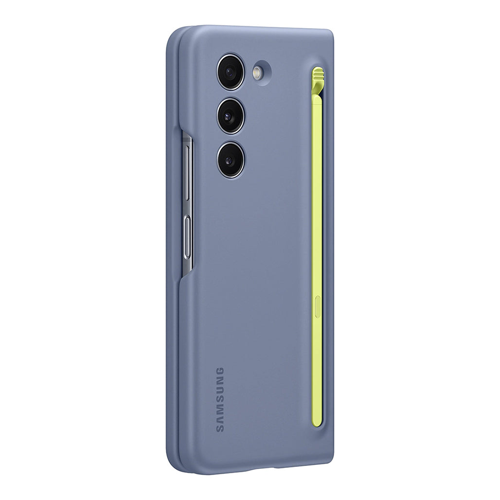 Samsung Galaxy Z Fold5 Slim S-Pen Case - Icy Blue, Built-in S Pen with Eco-Friendly Materials