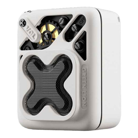 Green Lion Champion Mini Speaker - White - GNCHAMPSPWH