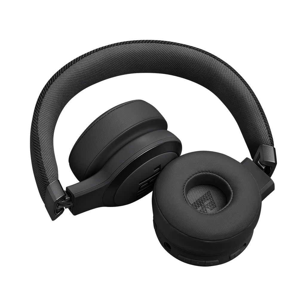 JBL Live 670NC - Black - Wireless On-Ear Headphones with True Adaptive Noise Cancelling and JBL Spatial Sound