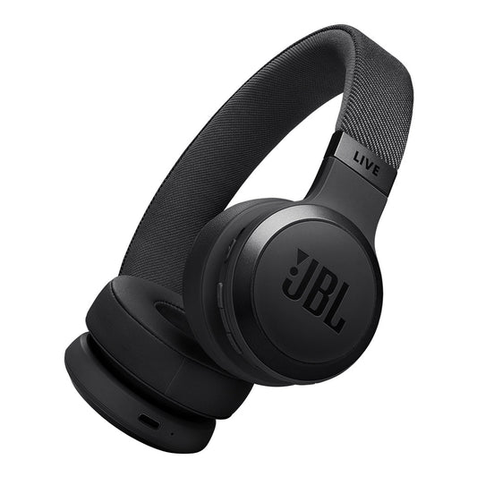 JBL Live 670NC - Black - Wireless On-Ear Headphones with True Adaptive Noise Cancelling and JBL Spatial Sound