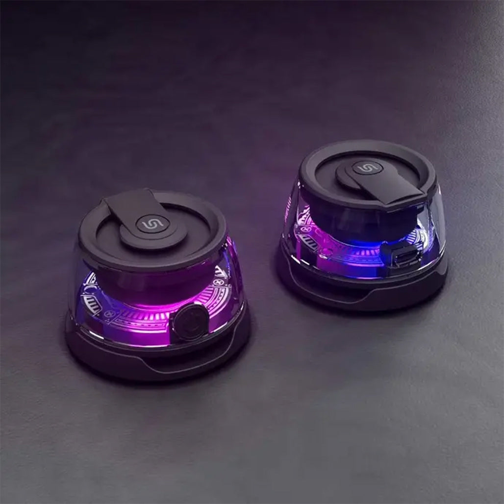 Porodo Soundtec Charme Magnetic Speaker | PD-STMS3W-BK | 400mAh Battery, RGB Lights, Bluetooth 5.1, 3W Power Output