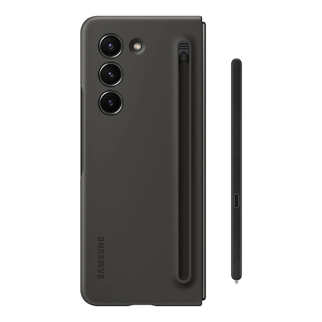 Samsung Galaxy Z Fold5 Slim S-Pen Case - Graphite, Built-in S-Pen with Eco-Conscious Materials