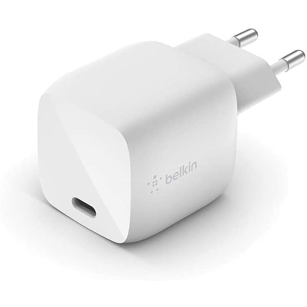 Belkin, Boost Charge USB PD GaN Charger 30W USB-C Fast Charger for iPhone 13, 13 Pro, 13 Pro Max, 13 mini and older models, MacBook Air, iPad Pro, Pixel, Galaxy etc