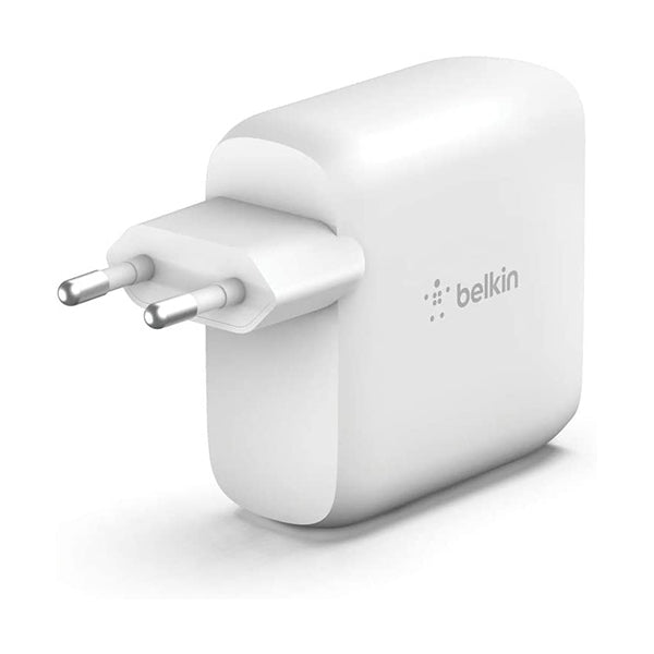 Belkin, WCH013VFWH Boost Charge Pro Dual USB-C GaN Wall Charger with PPS 65W