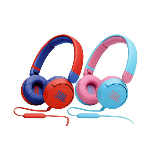 JBL JR310 Kids On-Ear Headphones - Safe Sound with Adjustable Fit and 32mm Drivers