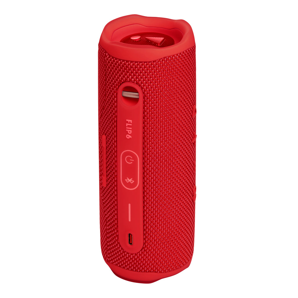 JBL Flip 6 Portable Bluetooth Speaker - Red | 30W RMS Output, Waterproof & Dustproof, 12-Hour Battery Life