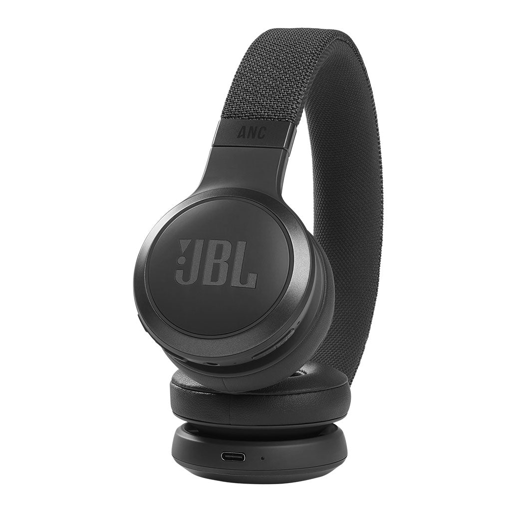 JBL Live 460NC - Black - Wireless On-Ear Headphones with Adaptive Noise Cancelling and Voice Assistant Integration